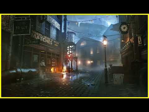 Victorian Ambience: LONDON'S MYSTERY - The Dark Alley | Mysterious Ambient Music with Thunderstorm