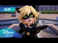 Ladybug & Cat Noir vs. a Larger-Than-Life Villain! | Miraculous Ladybug |@disneychannelanimation ​