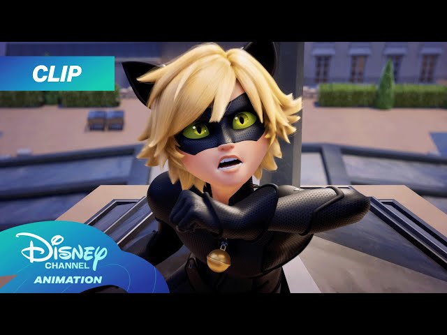 Ladybug & Cat Noir vs. a Larger-Than-Life Villain! | Miraculous Ladybug |@disneychannelanimation ​