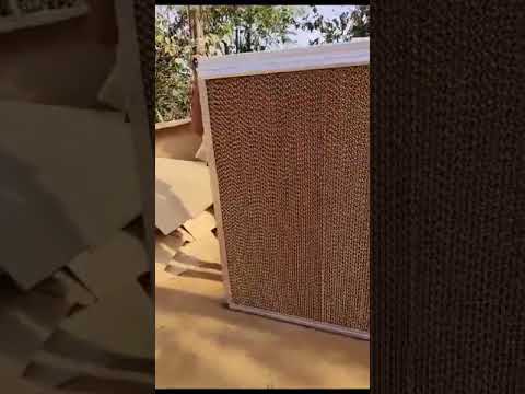 54 inch complete poultry fan pad system