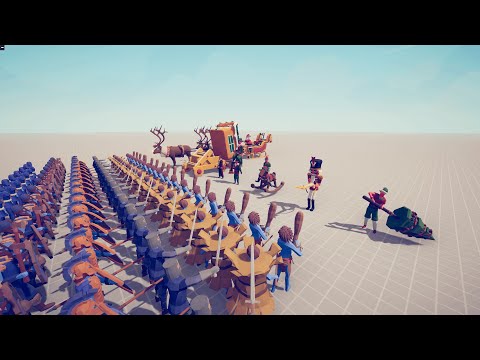 MODDED HOLIDAY UNITS vs ARMIES | Totally Accurate Battle Simulator TABS