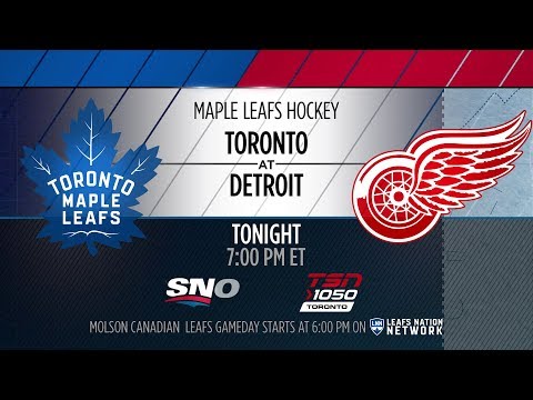 Maple Leafs Game Preview: Toronto at Detroit - September 29, 2018