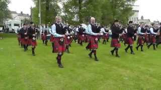 preview picture of video 'Enniskillen 2014 - Field Marshal Montgomery Pipe Band - 2014 Medley Start'