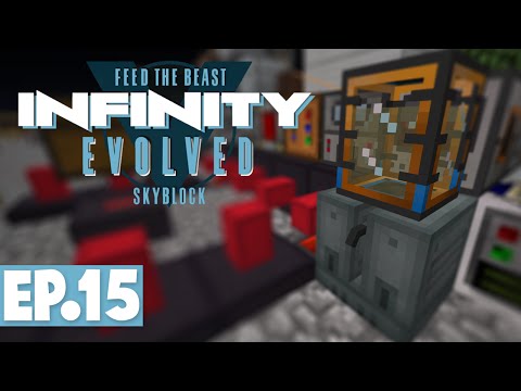 FTB INFINITY EVOLVED SKYBLOCK - ROCKET FUEL, PLASTIC & ENDER IO! #15 [Modded FTB Skyblock]