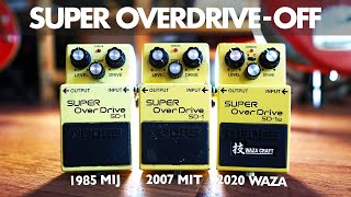 Video thumbnail for Vintage Boss SD-1 vs Standard SD-1 vs Waza Craft SD-1w...which one sounds BEST?? by TheSuperFunAwesomeHappyTimePedalShow