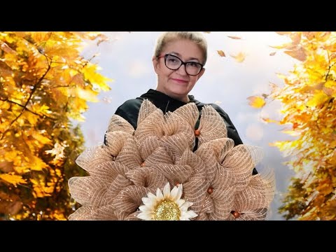 2 New Flower Petal Wreath Techniques | Halo & Camellia Petals| Deco Mesh Tutorial by Halo Wreaths