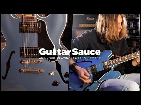 Gibson ES-335 Pelham Blue Block Inlays (Cod. 884) VIDEO 2015 image 11