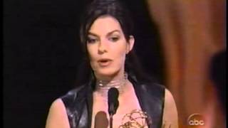 Sela Ward wins 2000 Emmy Award for Lead Actress in a Drama Series