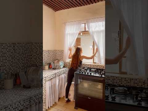 A minha cozinha era tão escura que tinha que deixar a luz acesa o dia inteiro! #vlog #rotina