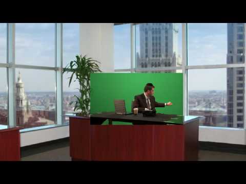 Behind the scenes. The window washer