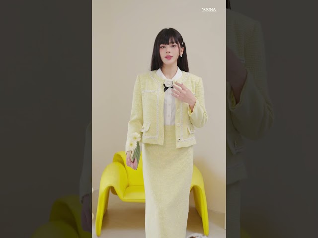 ED13AS402 - Bộ dạ tweed