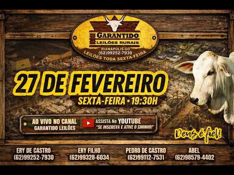 GARANTIDO LEILÕES RURAIS - RIANÁPOLIS-GO