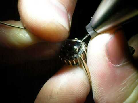 Weld retip amethyst with Lampert PUK 3