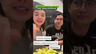 Ucapan Densu Terbukti? Rumor Kehamilan Amanda Manopo Disorot seusai Ngidam Es Krim dan Makan Rujak
