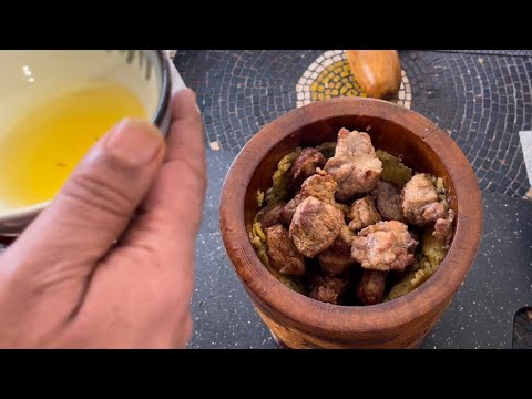 Mofongo de Cerdo [Puerto Rican Pork Mofongo]