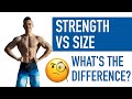 DIFFERENCES BETWEEN TRAINING FOR STRENGTH VS SIZE (Rep Ranges, Volume, Exercise Selection)