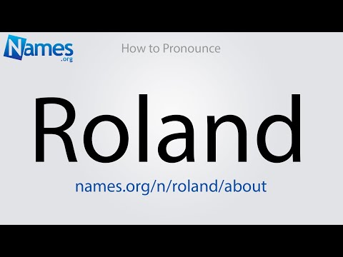 How to Pronounce Roland