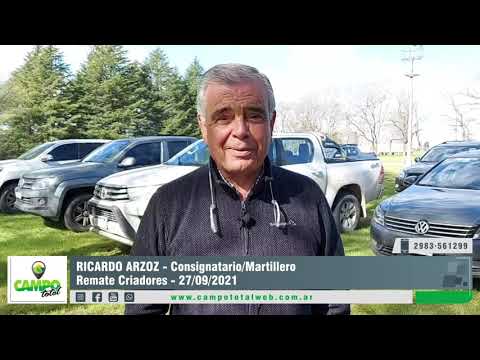 RICARDO ARZOZ - Consignatario/Martillero | Remate Criadores - 27/09/2021