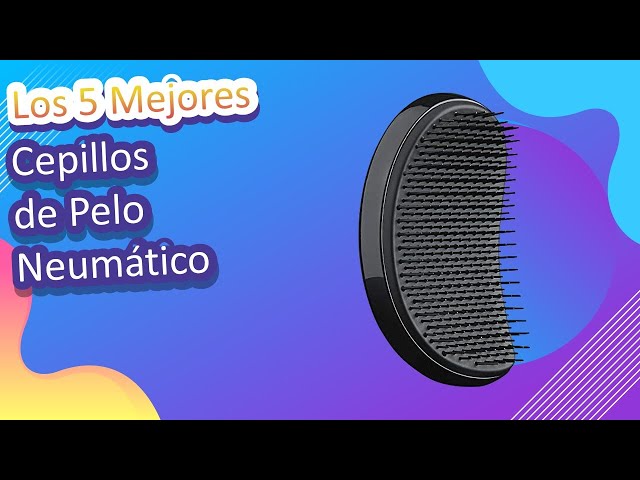 Vídeo relacionado con Cepillo cabello, antiestático y neumático. Madera natural.