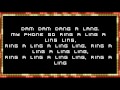 " Ring A Ling " - The Black Eyed Peas (Audio Animado)