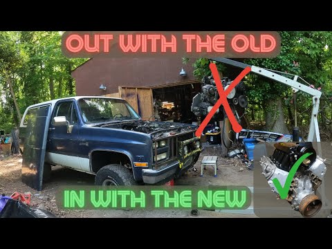 6.0 LS engine in a K5 Blazer: Engine SWAP