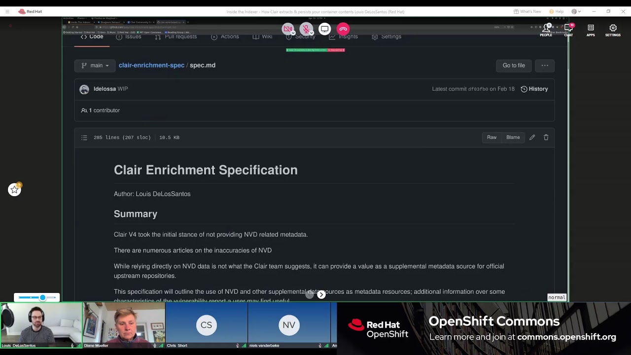 Inside the Indexer - How Clair extracts & persists your container contents Louis DeLosSantos