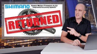 Shimano R8100-P Power Meter RETURNED // The Final Wash Up