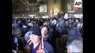 Thousands take to streets for feast day of the Virgin of Guadalupe