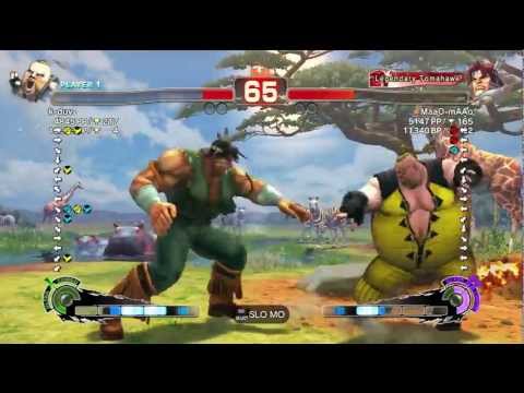 SSF4 AE: k-duv- (Rufus) vs MaaO-mAAo (T. Hawk)