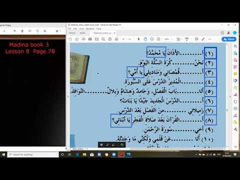 Madina Book 3 Lesson 8 Page 78