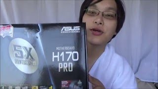 初めての自作PC作ってみた　CPU・マザボ編　core i7-6700＆ASUS H170-PRO
