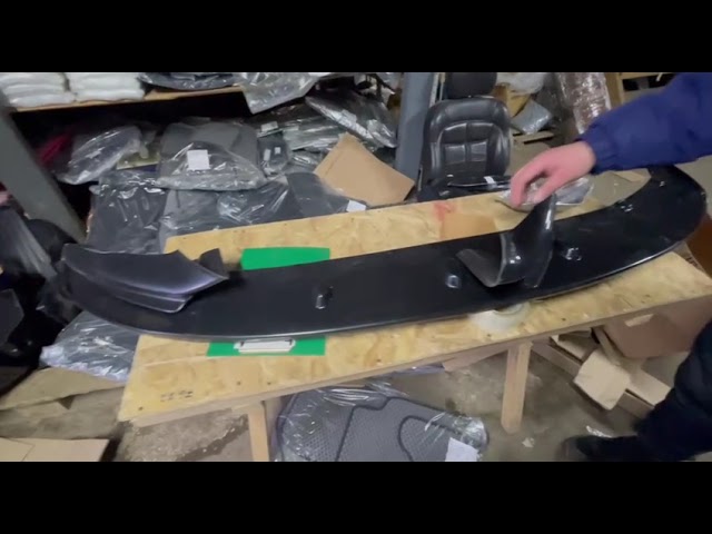 Передний спойлер DPT Lip V-2 (для M-Performance, черный глянец) Video 2