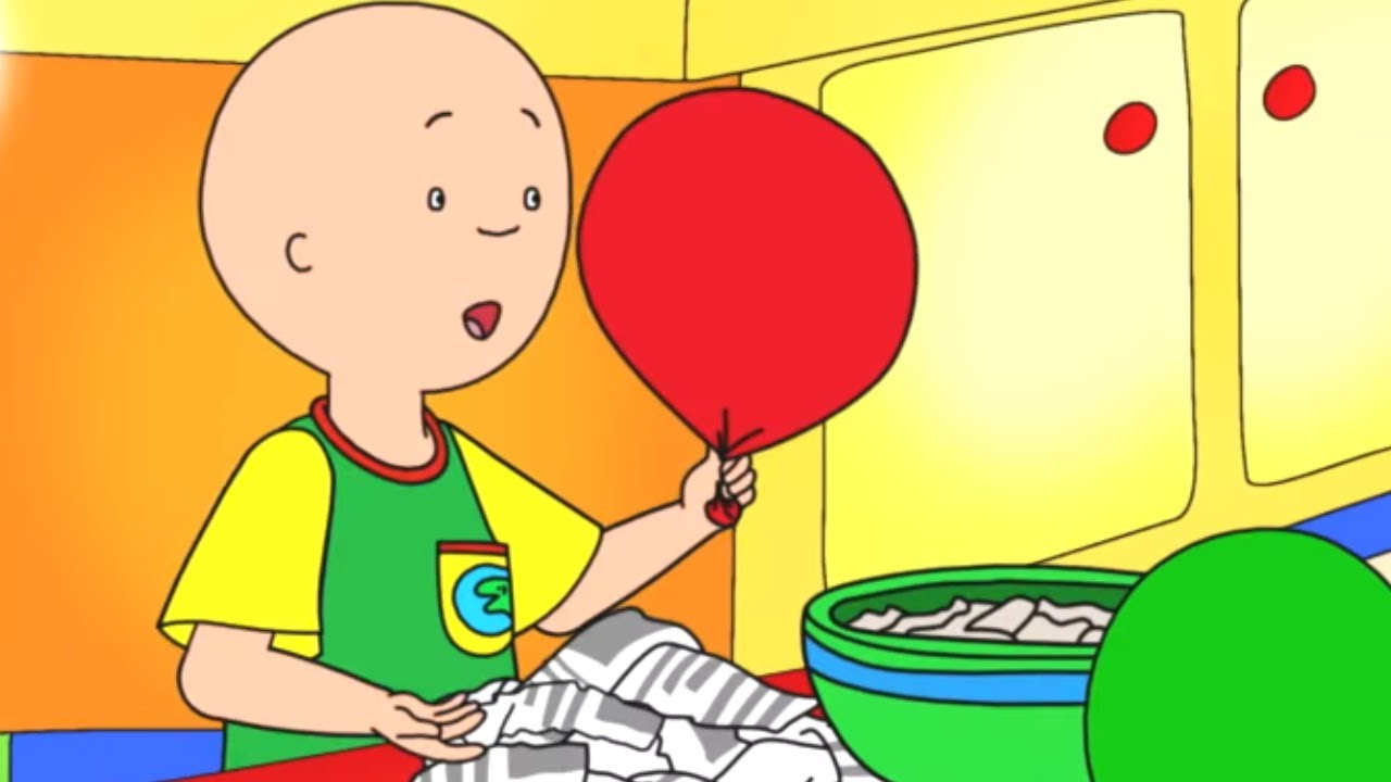Surprise Birthday Party | Caillou Cartoon