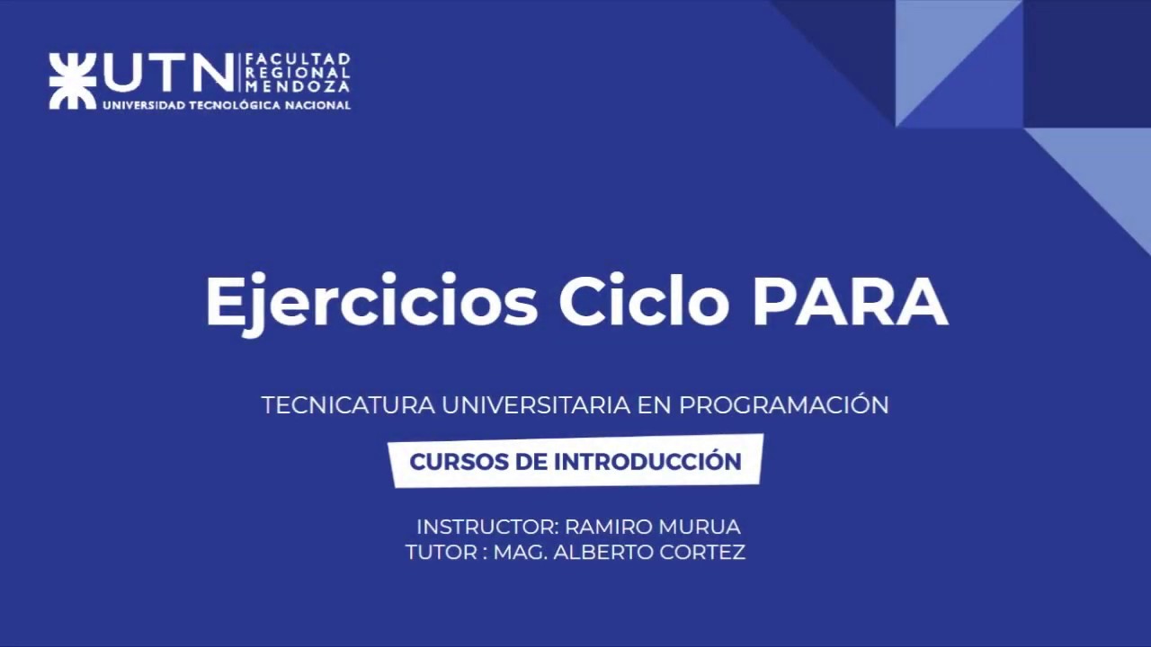 3- Video Pseint 2020|Ciclos|Ejercicios ciclo PARA-1