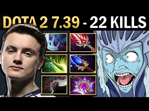 Spectre Gameplay Miracle with 22 Kills and Abyssal - Dota 2 7.39