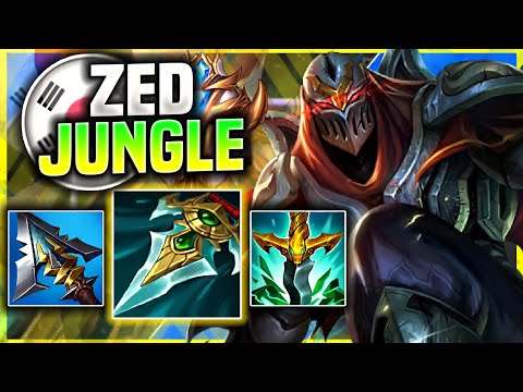 ZED JUNGLE WITH NEW BUFFS ON CLEAR SPEED! - Korean Challenger Plays Zed Jungle vs Kindred!
