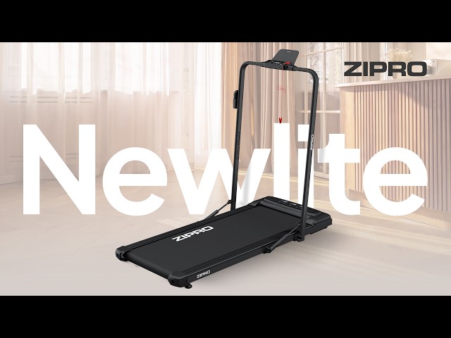 Cinta de correr Zipro Newlite eléctrica plegable 1-10 km/h LED 110x42 cm video