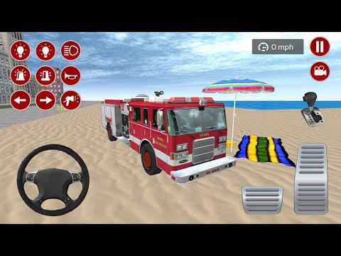 Real Fire Truck Simulator 2021 #2, Fire Truck Simulator | Mobile IOS Gameplay