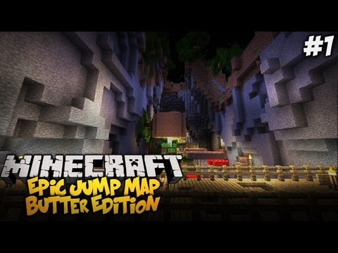 Minecraft : MANDZIO LIŻE MASŁO - Epic Jump Map Butter Edition [#1]