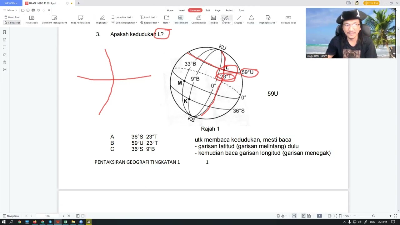 Geografi Ting 1 2022 - Ulangkaji Peperiksaan Pertengahan Tahun