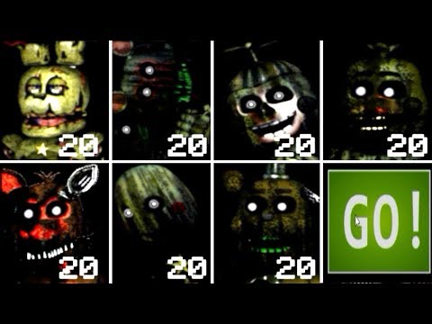 Rockstar Fnaf3 Animatronics - Ultimate Custom Night