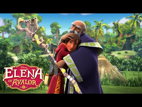 Mateo Meet His Abuelo Not Spirit - Elena of Avalor | Spirit of a Wizard (HD)