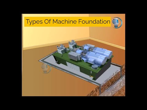 Industrial machine foundation system, in pune