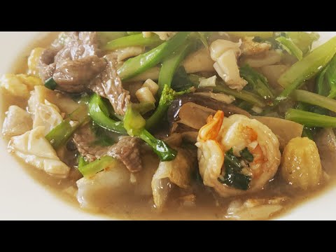 Meekatung- Khmer Stir Fry Flat Noodles with Savory Gravy Sauce- Eat Yet?