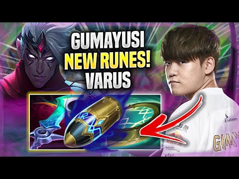 GUMAYUSI GOD MODE VARUS WITH NEW RUNES! - T1 Gumayusi Plays Varus ADC vs Jinx! | Preseason 2022
