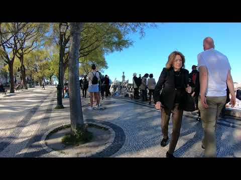 Lisboa - Caminhando até o Miradouro de São Pedro de Alcântara