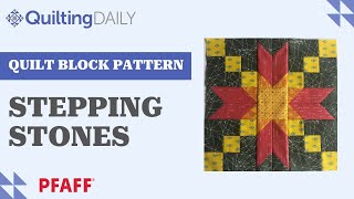 Free Quilt Block Patterns_Stepping Stones