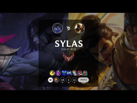 Sylas Mid vs Akshan - KR Grandmaster Patch 12.17