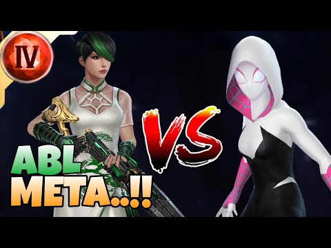 T4 *SHADOW SHELL vs SPIDER-GWEN* | Speed Human Female Hero ABL | Shock | MARVEL Future Fight | mff