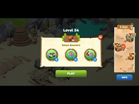 Lost Island Blast Adventure Level 54